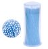 Microbrushes in a tube 100 pcs / GLITTER blue