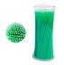 Microbrushes in a tube 100 pcs/green