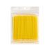 Long head microbrushes in a yellow package, 100 pcs.