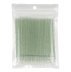 Microbrushes in a bag of 100 pcs / Glitter green