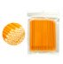 Microbrushes in a bag "Makaroon" 100 pcs / orange