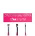 Набор кистей для окрашивания бровей ZOLA MAGIC BROW BRUSHES / малиновый