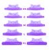 Set of eyelash lamination rollers 5 pairs (XS+S+M+L+XL) - purple cat