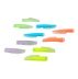 Set of eyelash lamination rollers / multi-colored long (5 pairs) / in a box