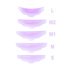Set of eyelash lamination rollers (S+M+M1+M2+L) - PURPLE translucent, 5 pairs