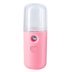 Nebulizer moisturizer for facial skin, face spray mini, 30 ml / heart pink