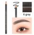 Self-sharpening eyebrow pencil - Cosmetic art 1818 - №6 - gray