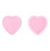 Glue Palette 20 Holes Heart - Pink