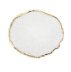Round paint palette for mixing paints, gels (resin) - white