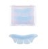 Płatki do rzęs Butterfly Lower Lash Roller (1 para w pudełku) - niebieskie z brokatem