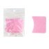 Patches for eyelash coloring, 40 pcs in zip packaging - pink