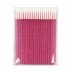 DISPOSABLE eyebrow and eyelash brushes 50 pcs per pack - pink with glitter