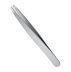 Eyebrow tweezers beveled sharp unbranded / metallic