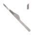 Eyebrow tweezers beveled Tashnik / metallic