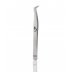 Tweezers for eyelash extensions Kodi / S13 (silver color)