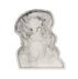 Flat planter stand "face" / gray
