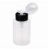 The pump for liquids is plastic | 150 ml | transparent black