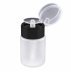 Mini pompka do płynów plastikowa | 60 ml | transparentno-czarna