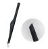 Eyebrow tweezers, angled (manual sharpening) OKO - MAGNETIC (black)