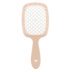 Расческа для волос Hair Brush - бежевая ручка с белой серединой (в пакете)