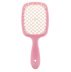 Гребінець для волосся Hair Brush - рожева ручка з білою серединою | у коробці |