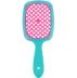 Гребінець для волосся Hair Brush - бірюзова ручка з малиновою серединою | у коробці |