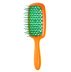 Гребінець для волосся Hair Brush - помаранчева ручка із зеленою серединою (у коробці)