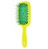 Hair Brush - Yellow Handle with Green Center (in a bag)