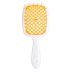 Гребінець для волосся Hair Brush - біла ручка з помаранчевою серединою (у пакеті)