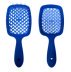 Расческа для волос Hair Brush - синяя матовая (в пакете)