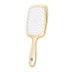 Гребінець для волосся Hair Brush - золото ручка з білою серединою (у коробці)