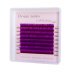 Ресницы для наращивания Design Lashes (10 линий) / 0,07, mix CC / 7-12 мм / фиолетовые