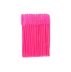 Silicone Eyebrow and Eyelash Brushes - Solid Raspberry, 50 pcs per pack - DISCOUNT