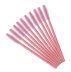 SILICONE brushes for eyebrows and eyelashes / plain pink / 50 pcs per pack
