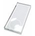 Glass palette for eyelash extensions, rectangular with markings from 7 to 15 mm.