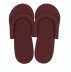Jednorazowe kapcie, japonki do pedicure - bordowo-brązowe (para)