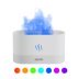 Air humidifier aroma diffuser with light on USB / Fireplace (flame effect) / white