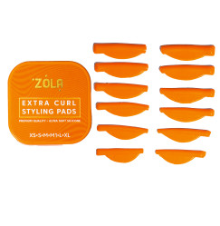 Set of eyelash lamination rollers ZOLA / Extra Curl Styling Pads (XS, S, M, M1, L, XL)