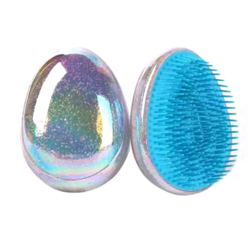 Hairbrush small oval / turquoise