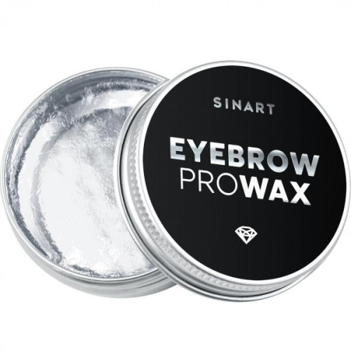 Воск для оформления бровей Sinart EYEBROW PRO WAX CRYSTAL / белый, 30 г