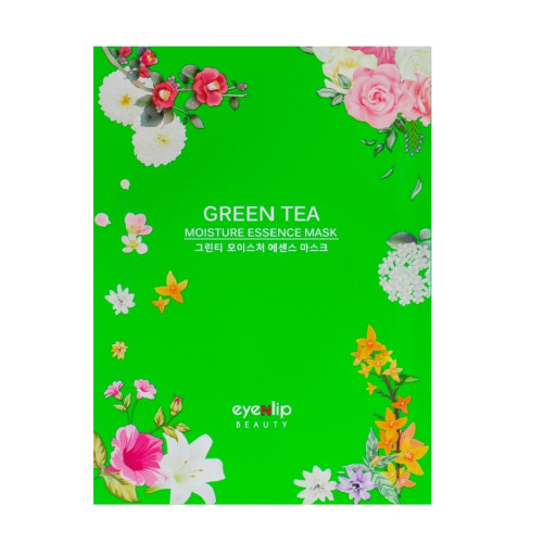 Tkaninowa maseczka do twarzy Eyenlip Moisture Essence Mask / ZIELONA HERBATA