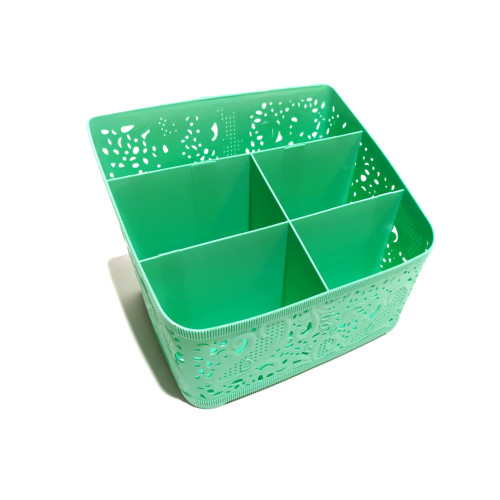  Stand "Cascade" for storing brushes and cosmetics / turquoise