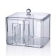 Organizer wielofunkcyjny "Crystal box" przezroczysty niski