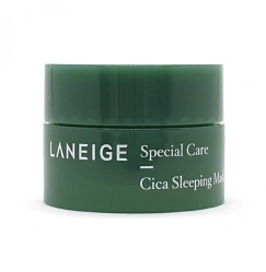 Mask night restoring LANEIGE Cica Sleeping Mask / green, 10 ml