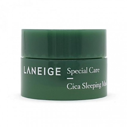 Mask night restoring LANEIGE Cica Sleeping Mask / green, 10 ml