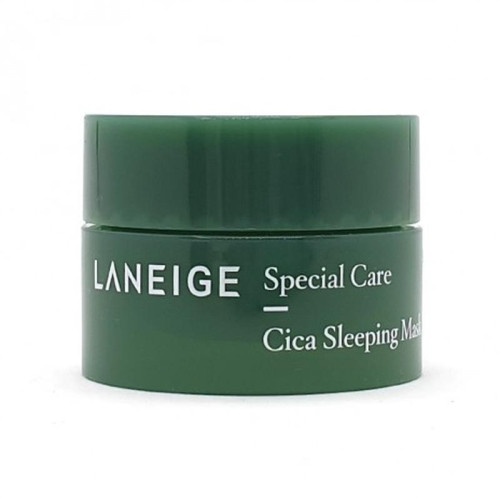 Маска ночная восстанавливающая LANEIGE Cica Sleeping Mask / зеленая, 10 мл