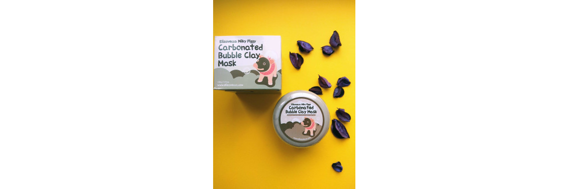 Маска для лица глиняно-пузырьковая Elizavecca Face Care Milky Piggy Carbonated Bubble Clay Mask