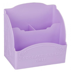 Brush holder for 3 sections "Paris", wide lavender