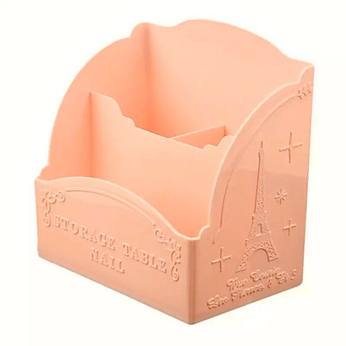 Brush holder for 3 sections "Paris", orange wide