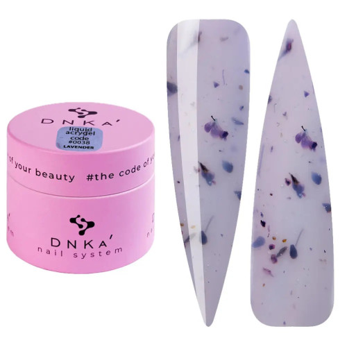 Акрил-гель для ногтей DNKa / Liquid Acrygel / #0038 Lavender, 15 мл
